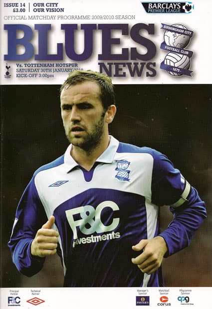 Birmingham City FC v Tottenham Hotspur FC